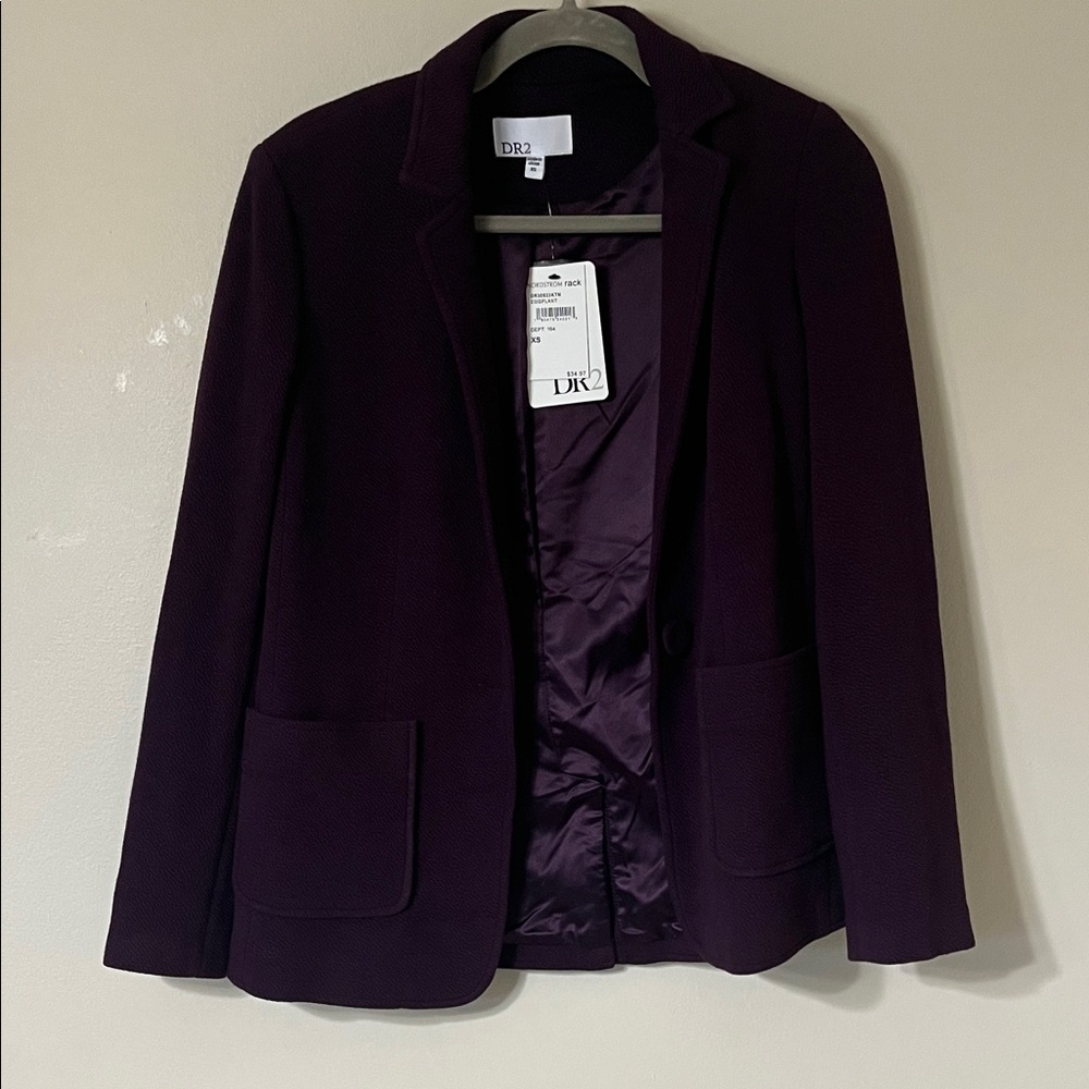DR2 Women's Rich Plum Blazer